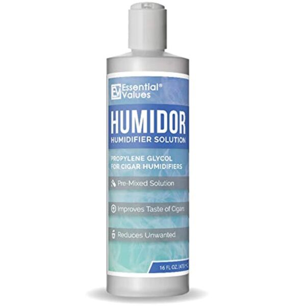 Humidor Solution & Humidor Humidifier Combo, (16oz Per Bottle) Propylene Glycol for Travel Humidor Humidifiers - Image 3