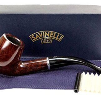Italian Tobacco Smoking Pipes, Arcobaleno Smooth Brown 606