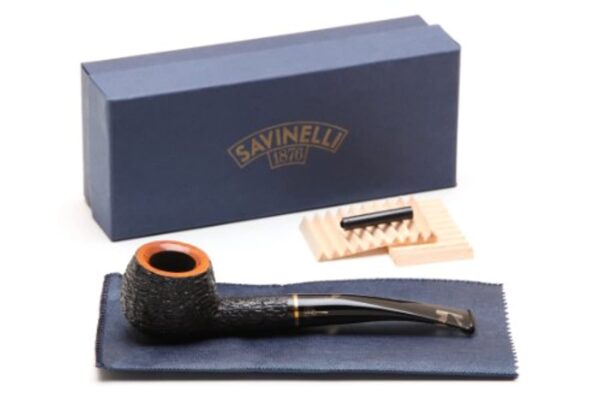 Savinelli Oscar Tiger Rustic 315 KS Tobacco Pipe