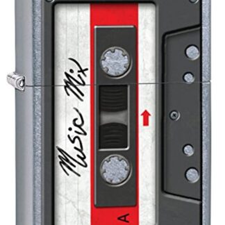Zippo Lighter: Cassette Tape - Street Chrome 79479