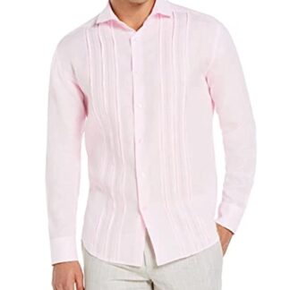 Cubavera Men's Long Sleeve Triple Tuck Emb Shirt
