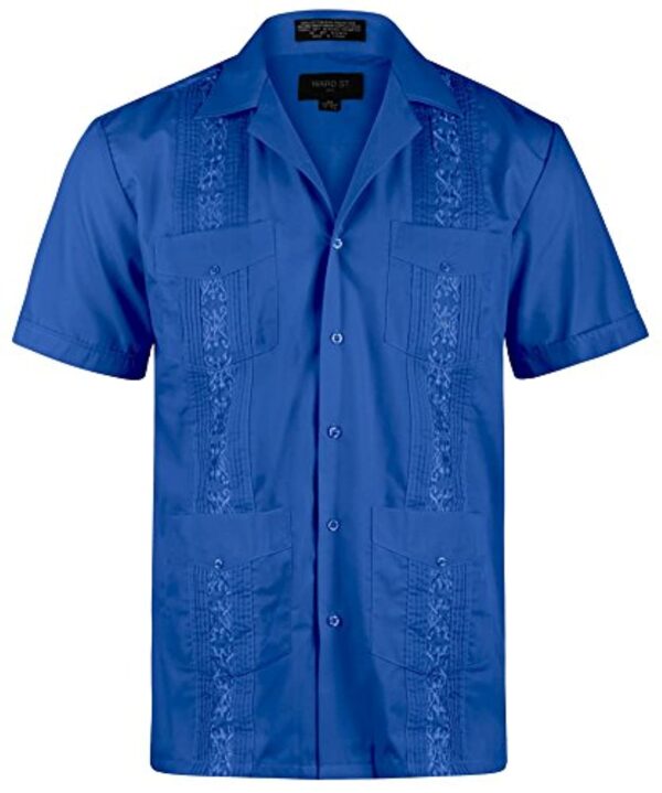 Ward St Men's Short Sleeve Cuban Guayabera