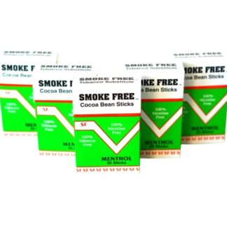 Herbal Cocoa Bean Cigarettes 5 Pack Menthol Flavor 100% Tobacco Free/Nicotine Free