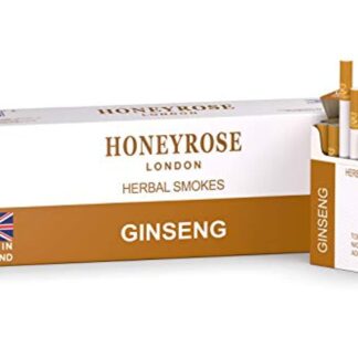 Honeyrose Ginseng - Tobacco & Nicotine Free Herbal Cigarettes