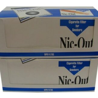 NIC OUT Cigarette Filters 2 Cartons/Boxes 40 Packs (1200 Filters) Smoking Free Tar & Nicotine Disposable Nicout Holders for Smokers DON'T QUIT SMOKING Nicfree