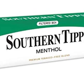 SOUTHERN TIPPS Menthol Carton - Tobacco & Nicotine Free - Herbal - Cigarette Alternative