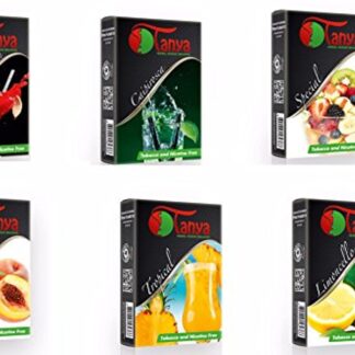 Tanya (Packs) Shisha Herbal 50G Flavor 100% Nicotine and Tobacco Free (6)