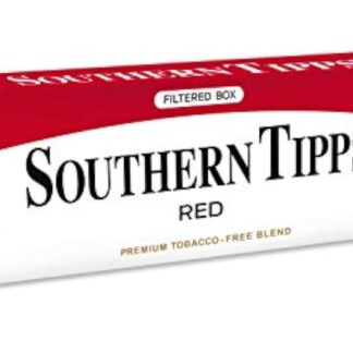 HERBAL CIGARETTES, SOUTHERN TIPPS RED CARTON - (10 Packs, 200 Smokes) - TOBACCO FREE CIGARETTE SUBSTITUTE, NICOTINE FREE CIGARETTE SUBSTITUTE, HERBAL CIGARETTE ALTERNATIVE