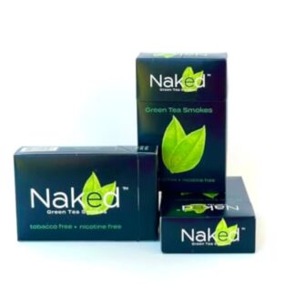 NAKED Green Tea Cigarettes BOLD 3-pack: Nicotine-Free Tobacco-Free, BLACK