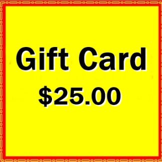 Gift Card $25.00