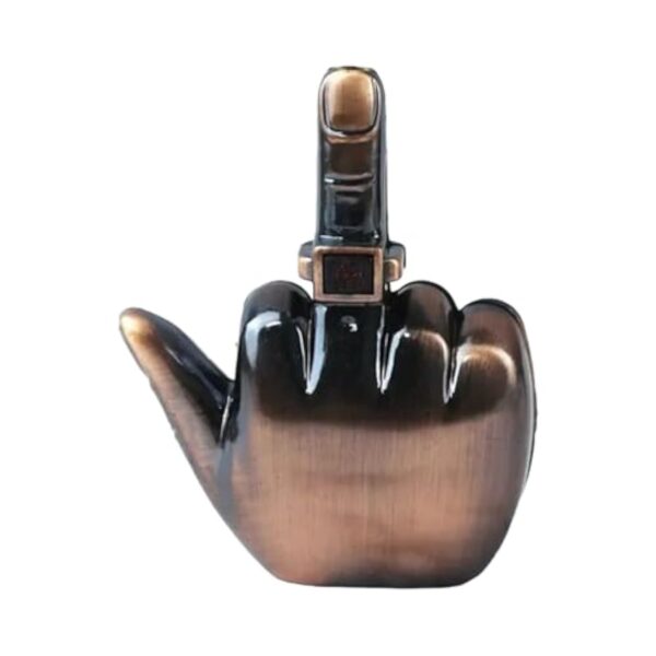 Middle Finger Refillable Butane, Cigar, Cigarette Vintage Antique,Lighter Qty: 1 Random Color
