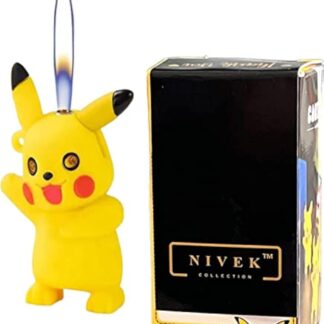 NIVEK Japanese Anime Character 3D Lighter with Detachable Chain Animal Yellow Flame Lighter