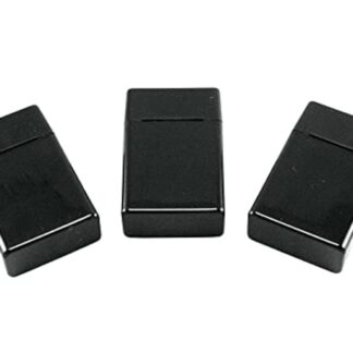 Skyway Cigarette Case Holder Box Crushproof with Dividers for King Size 84mm Cigarettes - Women and Men - Perfect for Roll Your Own Cigs - Set of 3 Black