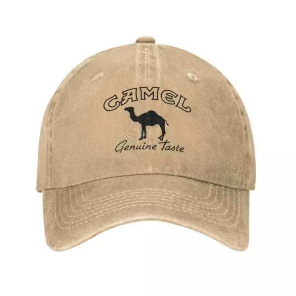 Camel Cigar Cigarettes Baseball Caps Vintage Distressed Washed Snapback Cap for Men Women Outdoor Workouts Hats Cap