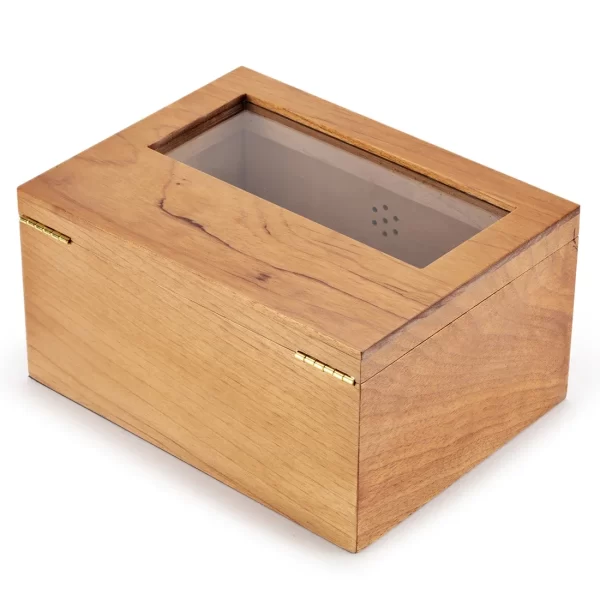 Humidor Humidifier Travel Smoking W/hygrometer For Drawers 2 Portable Wood Storage Box Cabinet Cedar Cohiba Cigar - Image 2