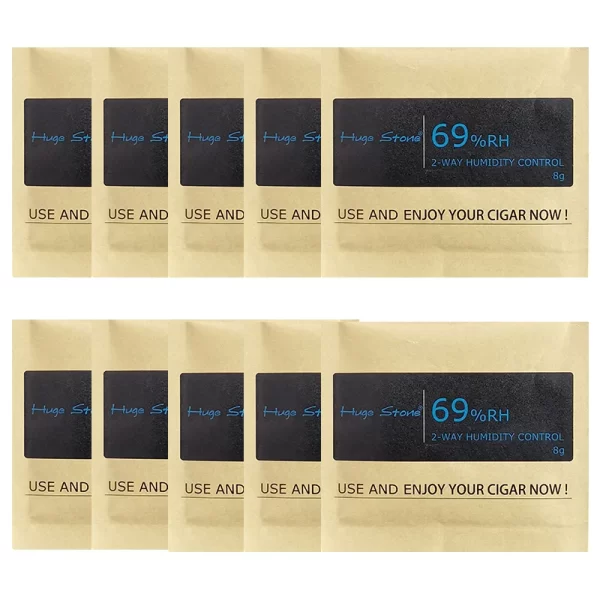 Humidor Packets 60/8 Grams humidity cigar 69% 2-Way Humidity Control Humidor Relative Humidity Packs for Cigar Humidifier Bags