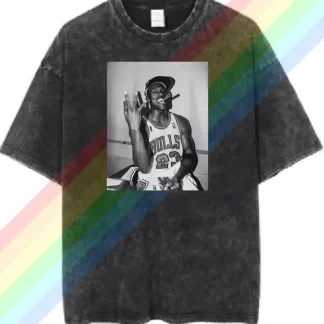 2024 Men T Shirt Casual Vintage Michael T-shirt Graphic Oversized Jordan Cigars Breathable Comfortable Streetwear Y2K Hip Hop