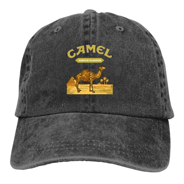 Washed Men's Baseball Cap Camel Cigarettes Best Seller Trucker Snapback Caps Dad Hat Camel Golf Hats