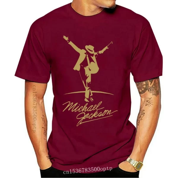 Michael Jackson Gold Men T-shirt
