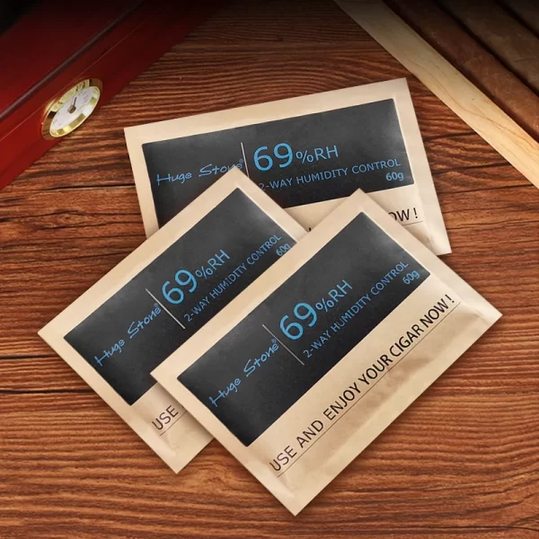 Humidor Packets 8/60 Grams humidity cigar 69% 2-Way Humidity Control Humidor Relative Humidity Packs for Cigar Humidifier Bags